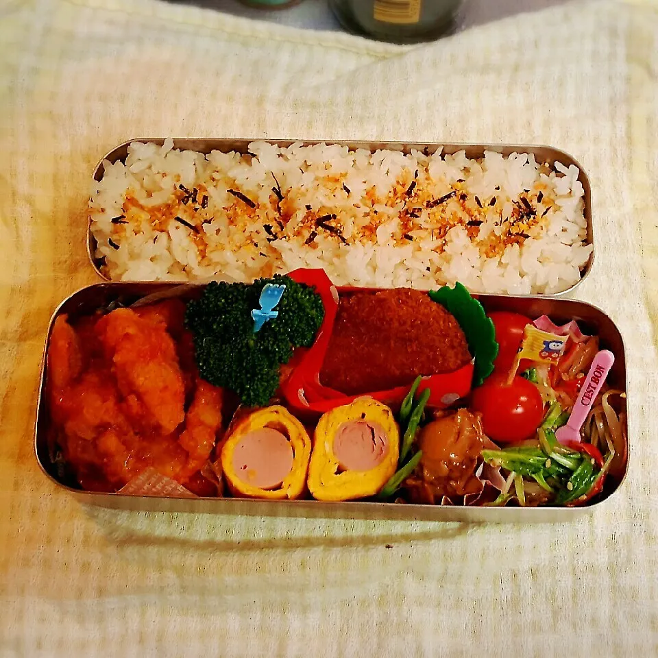 Snapdishの料理写真:中1男子弁当　116|みなみなさん