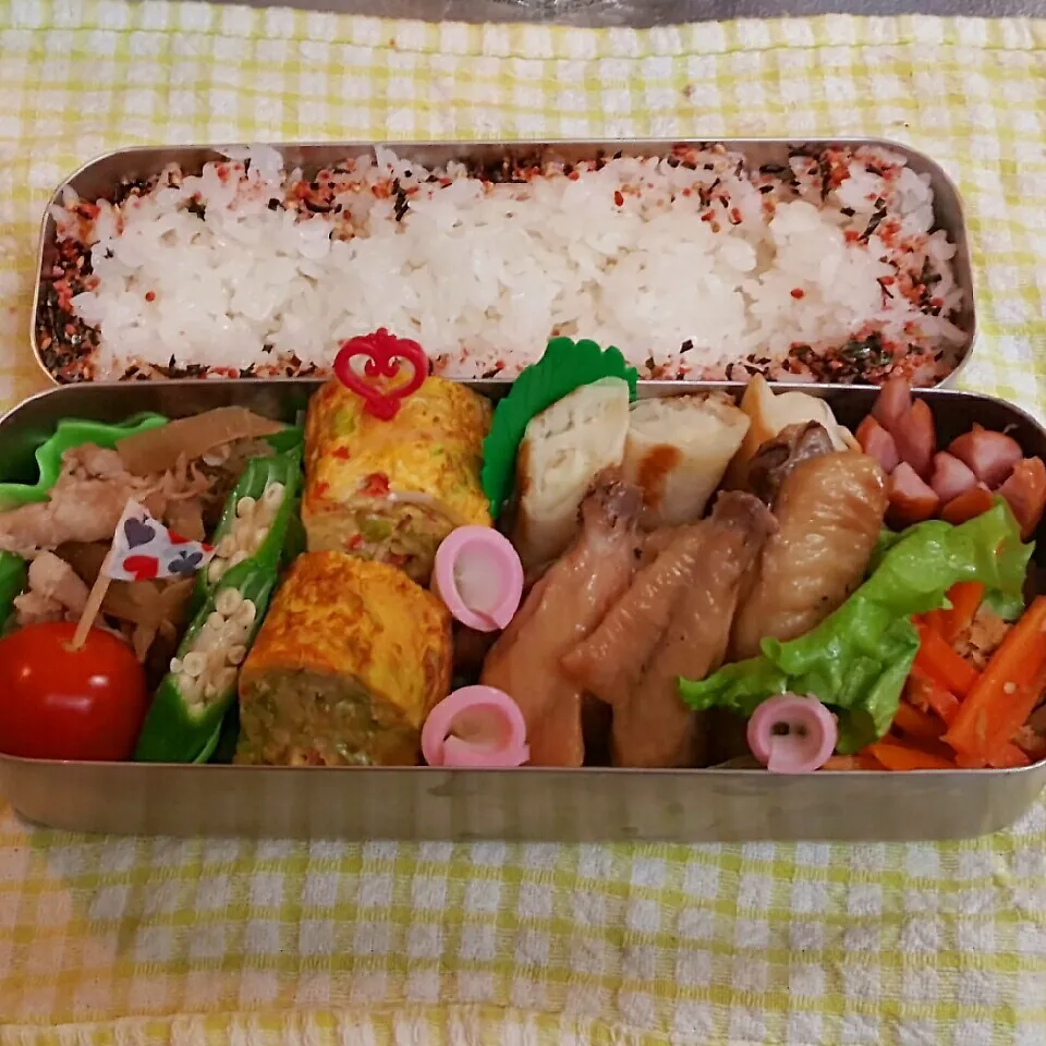 Snapdishの料理写真:中1男子弁当　110|みなみなさん