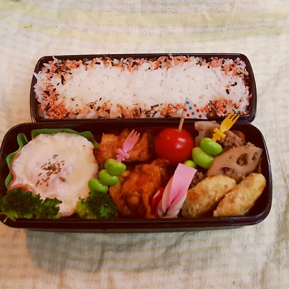 Snapdishの料理写真:中1男子弁当　89|みなみなさん