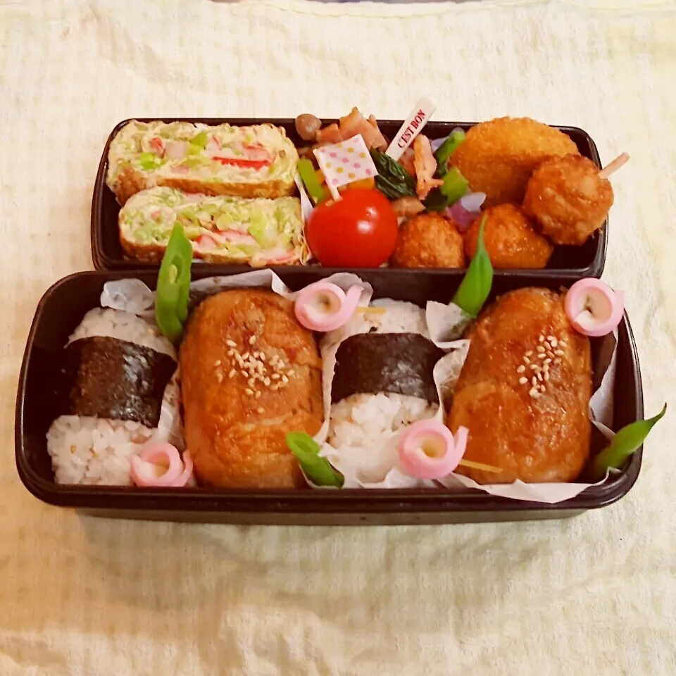 Snapdishの料理写真:中1男子弁当　88|みなみなさん