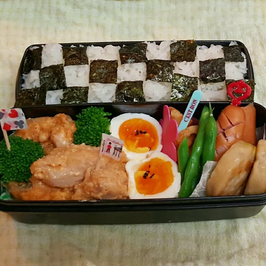 中1男子弁当　87|みなみなさん