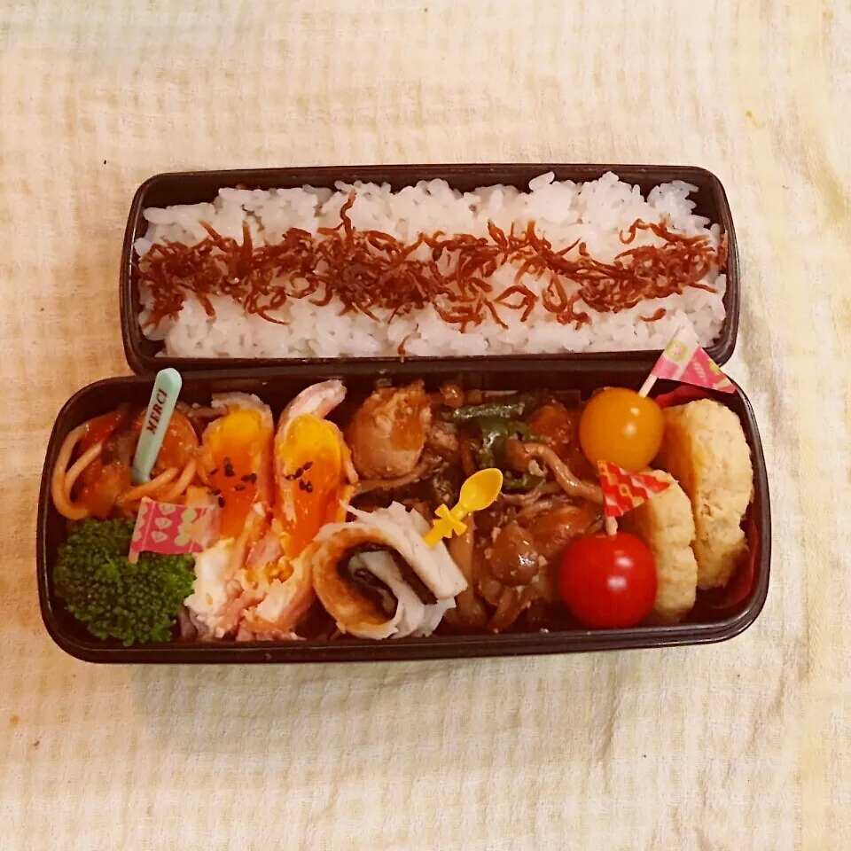 Snapdishの料理写真:中1男子弁当　85|みなみなさん