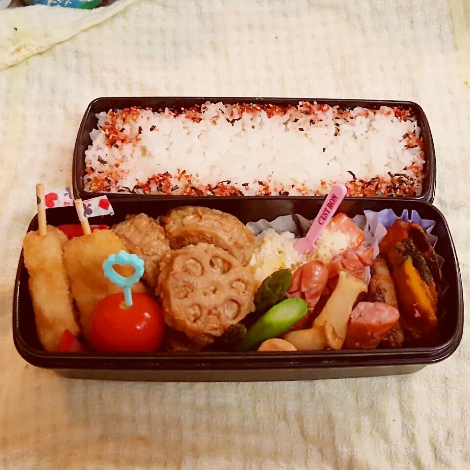 Snapdishの料理写真:中1男子弁当　84|みなみなさん