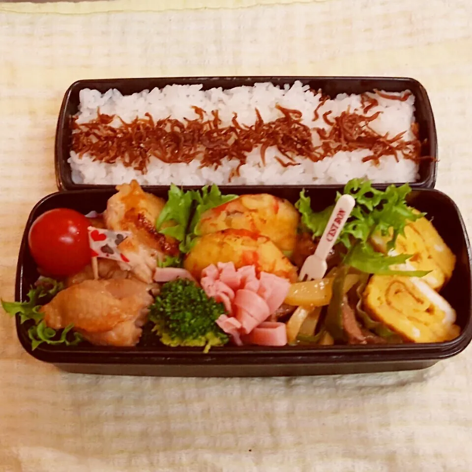 Snapdishの料理写真:中1男子弁当　81|みなみなさん