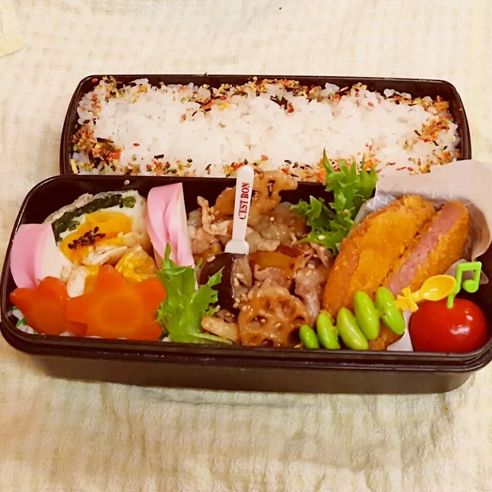 Snapdishの料理写真:中1男子弁当　80|みなみなさん