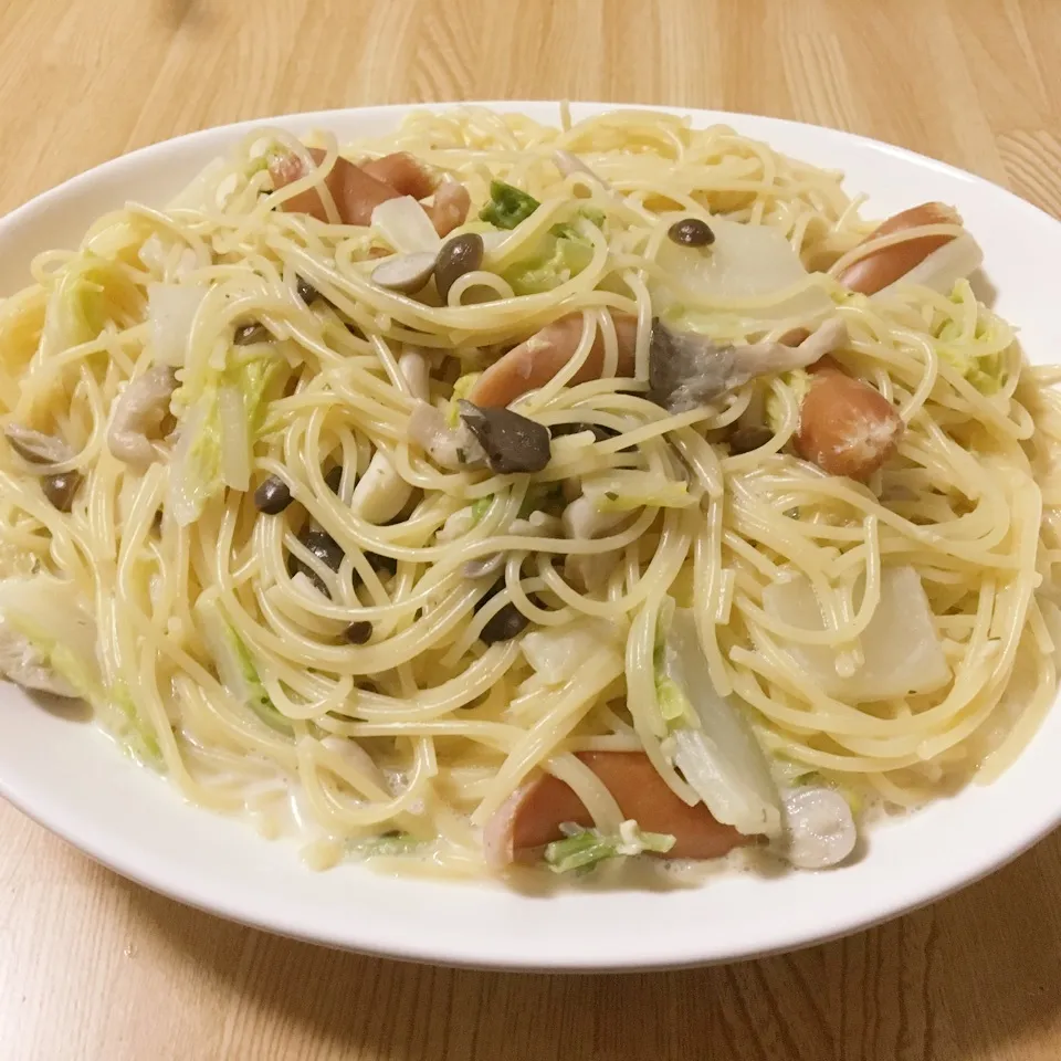 豆乳クリームパスタ|まぁたんさん