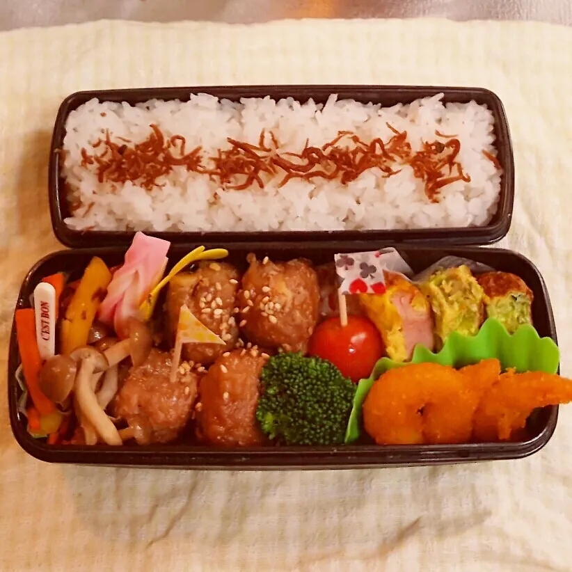 Snapdishの料理写真:中1男子弁当　69|みなみなさん