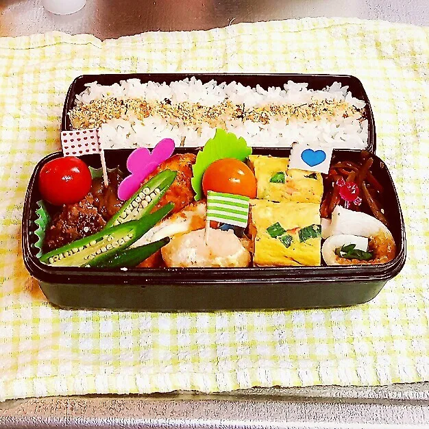 Snapdishの料理写真:中1男子弁当   46|みなみなさん