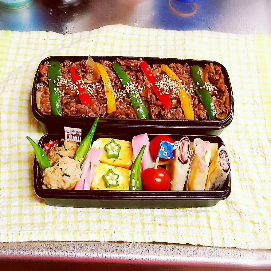 Snapdishの料理写真:中1男子弁当  39|みなみなさん