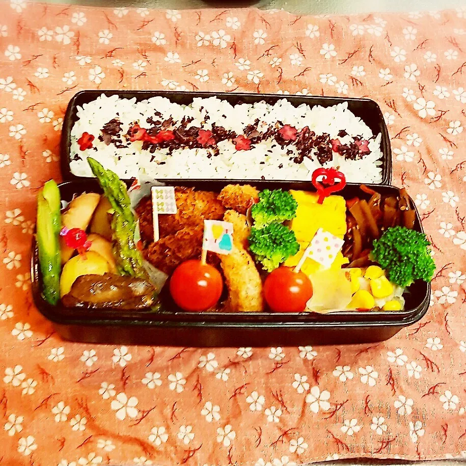 Snapdishの料理写真:中1男子弁当  37|みなみなさん