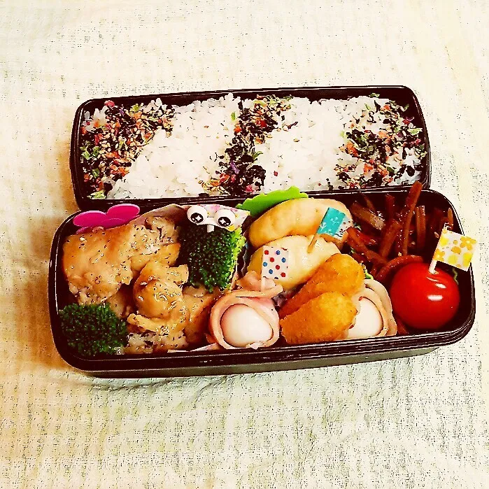 Snapdishの料理写真:中学男子弁当　32|みなみなさん