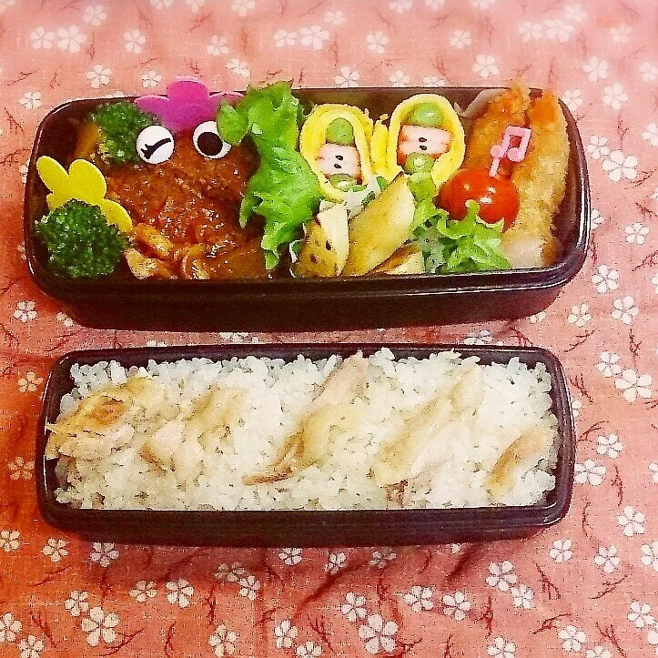 Snapdishの料理写真:中1男子弁当    5|みなみなさん