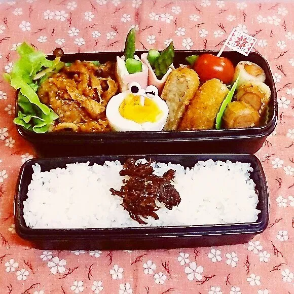 Snapdishの料理写真:中1男子弁当  ３|みなみなさん