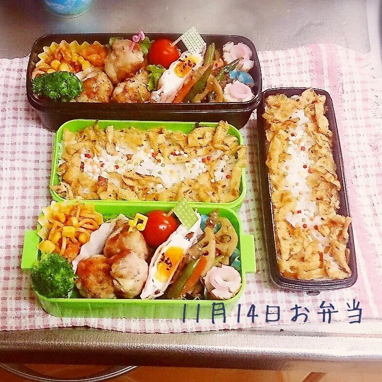 11月14日お弁当|みなみなさん