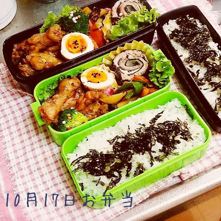 10月17日お弁当|みなみなさん