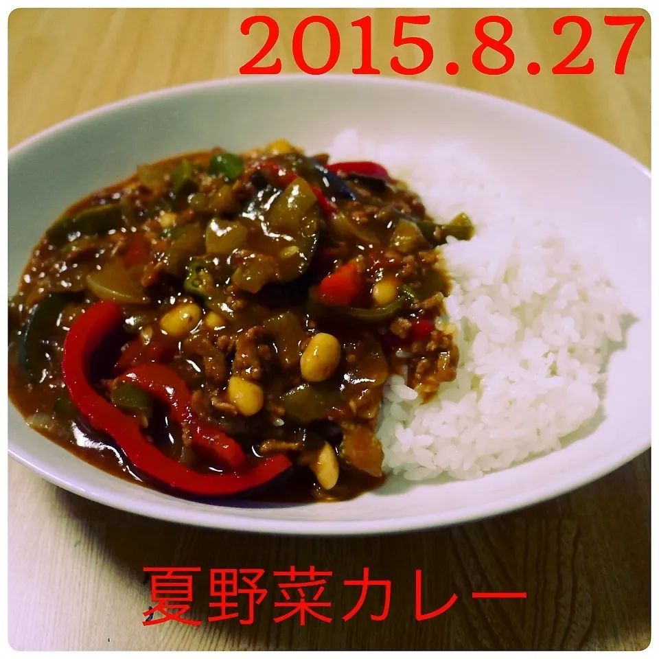 Snapdishの料理写真:夏野菜カレー|まぁたんさん