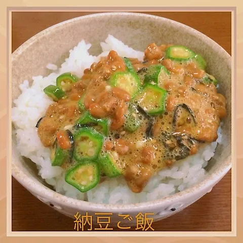 Snapdishの料理写真:納豆ご飯|まぁたんさん