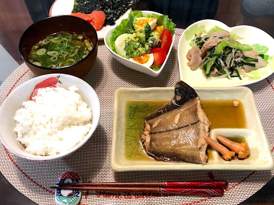 晩ご飯♪カレイの煮付け〜|ぺこぽこさん