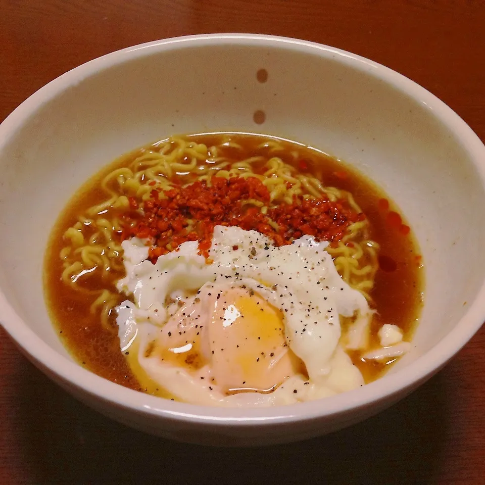 目玉焼きのせラーメン|まぁたんさん