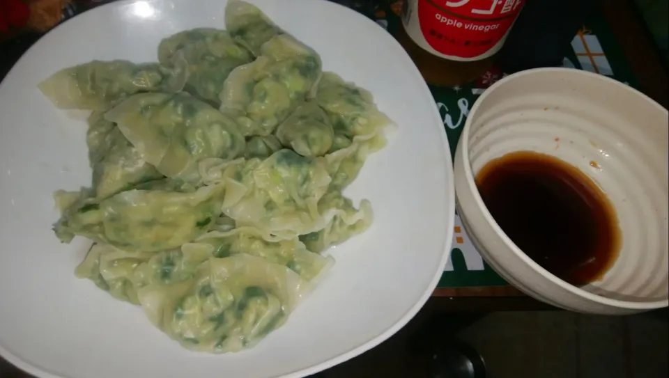 水ギョーザ。晩ご飯。|ローズガーデンのコックさんさん