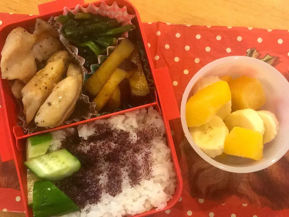 今日のお弁当 #お弁当  #🍱  #lunchbox  #lunchbox  #obento  #中学生弁当|かれんさん