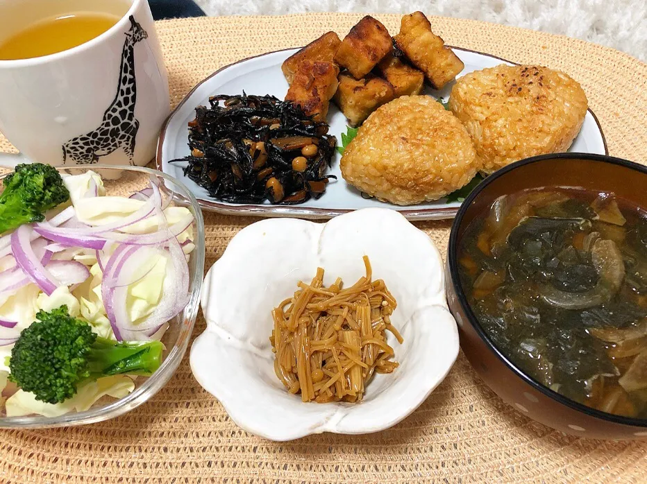 焼きおにぎり定食|さよさん