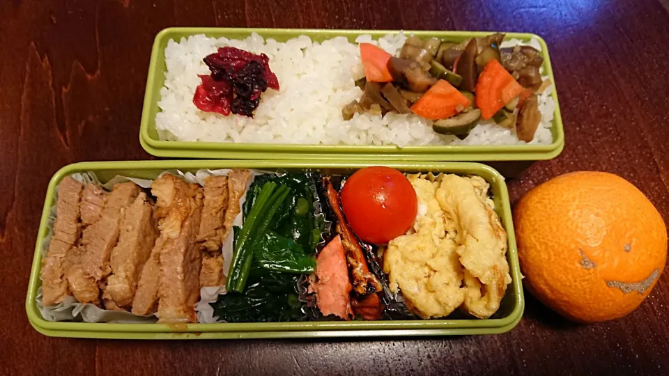 豚味噌漬け弁当
 #今日のお弁当|りょーさん