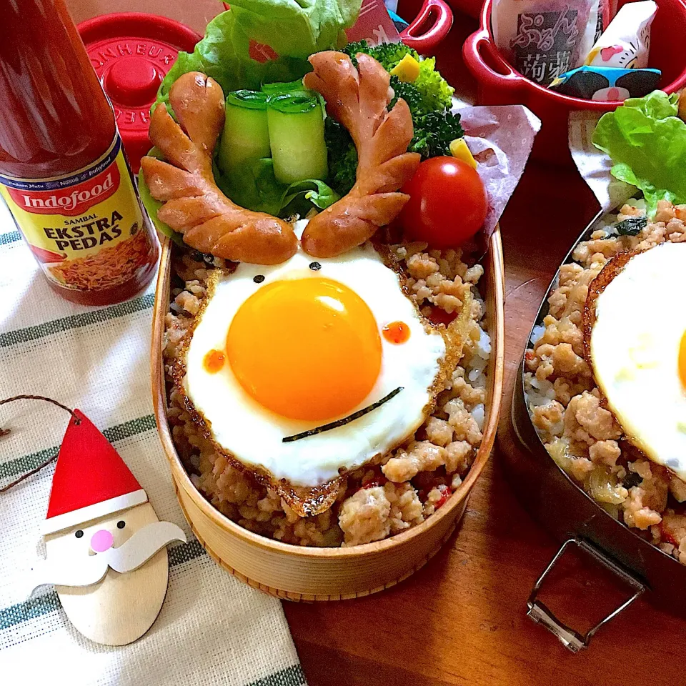 Snapdishの料理写真:トナカイガパオライス弁当|てんさん