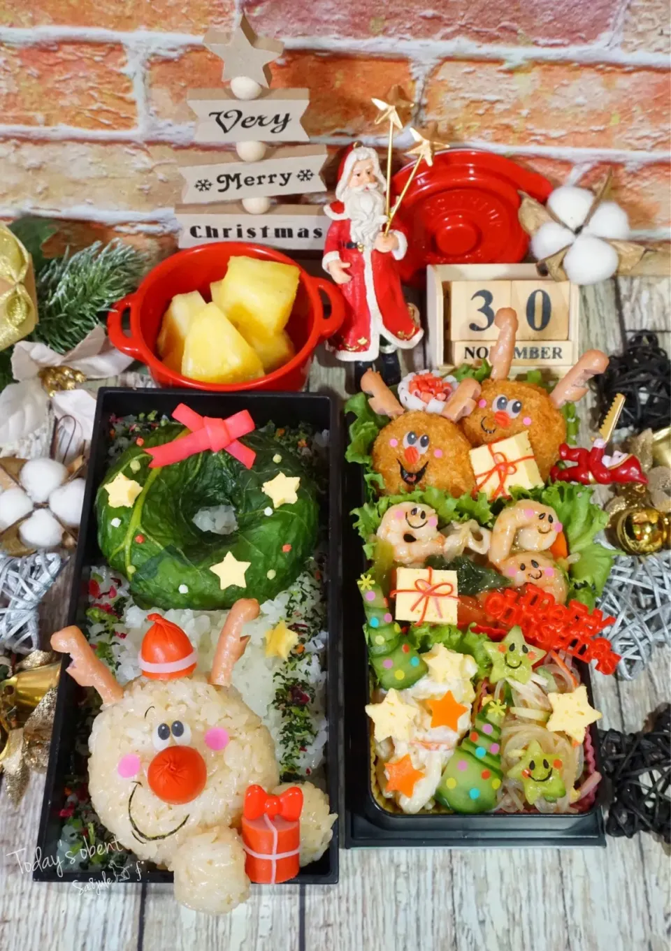 リース&トナカイぉ弁当🎄🦌|La-Jule Sa8さん