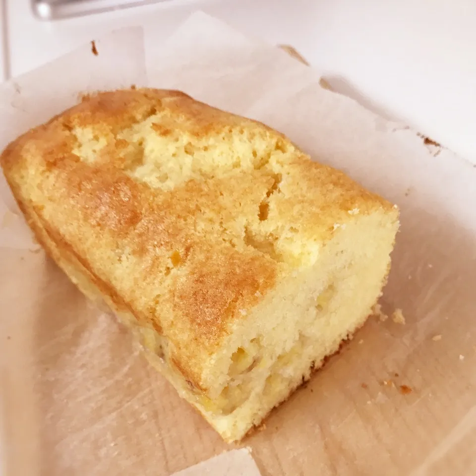 Snapdishの料理写真:バナナのパウンドケーキ|さきさん