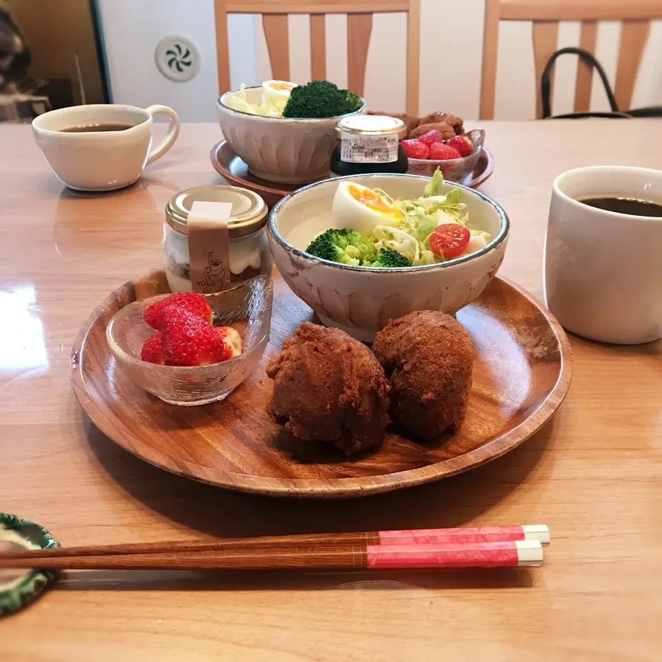 Snapdishの料理写真:今日の朝ごはん|さきさん