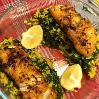 Seared Cod & Saffron Rice with Lemon-Butter Pan Sauce  #blueapron|Jonathan Aさん