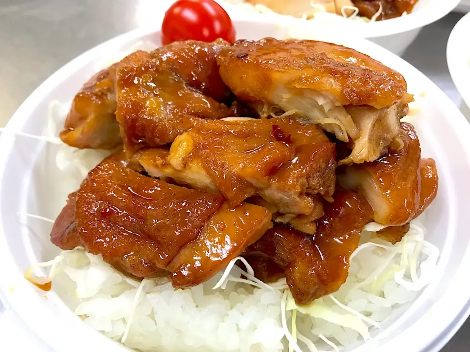 鷄もも肉の照り焼き弁当。|ター坊さん