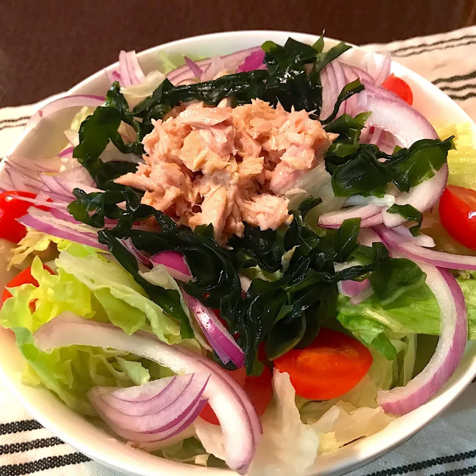 ツナとワカメのサラダ🥗|純さん