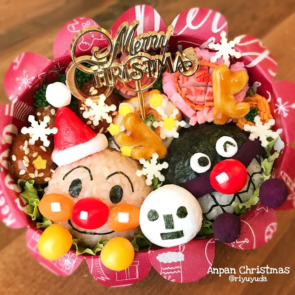 Snapdishの料理写真:アンパンマンクリスマス|りゆさん