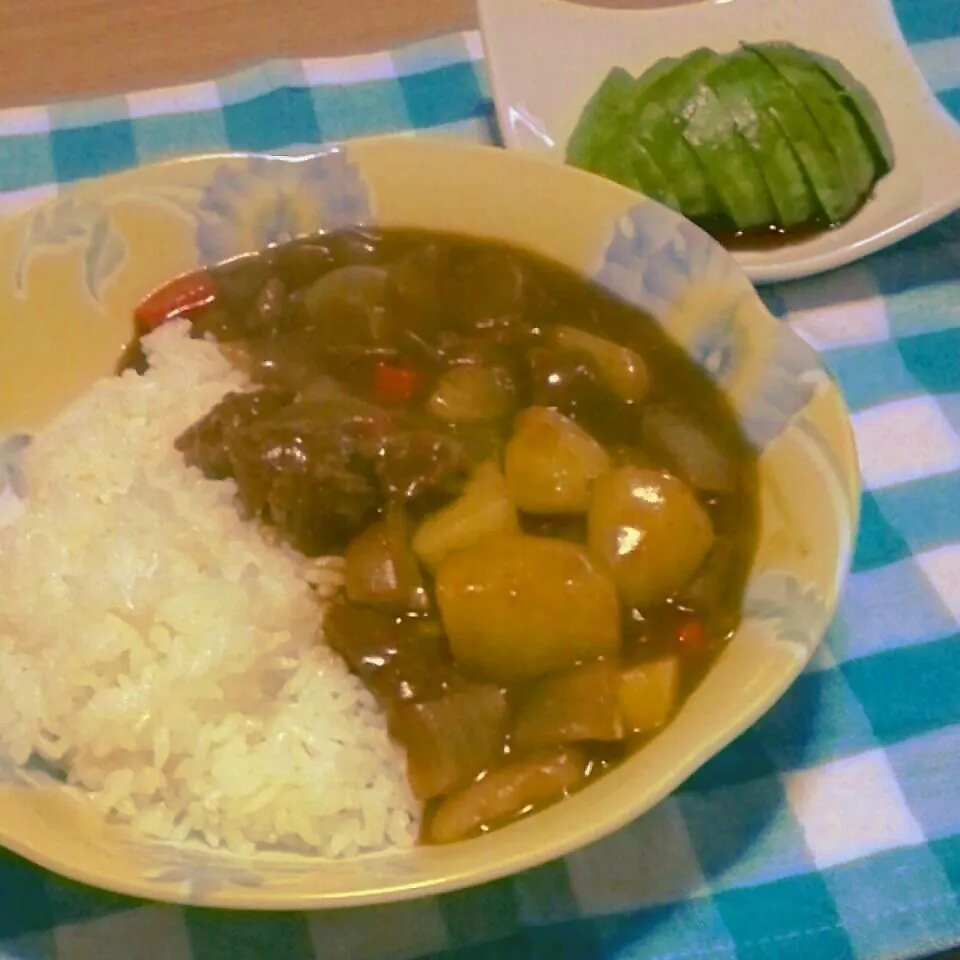 牛筋入りカレーライス|やこめし亭さん