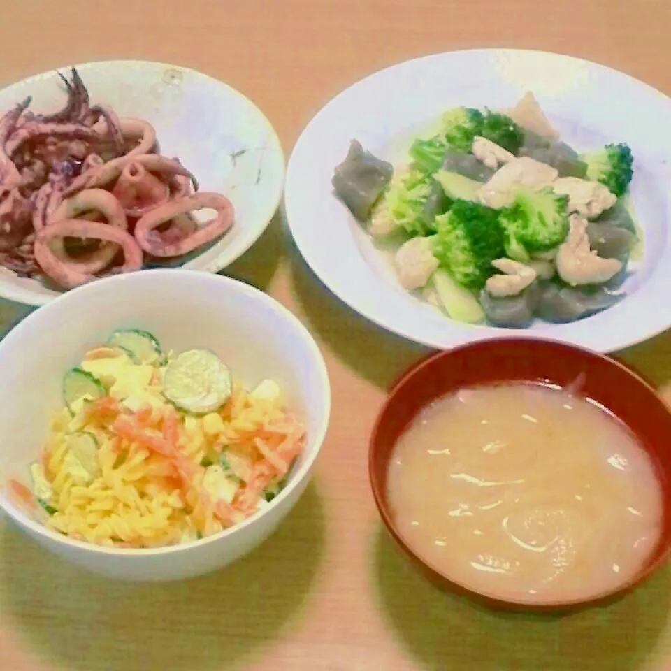 鶏むね肉とコンニャクの香味炒め|やこめし亭さん