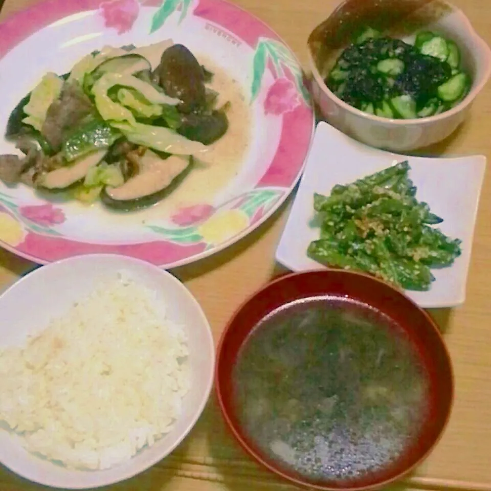 ラム肉の香味野菜炒め|やこめし亭さん