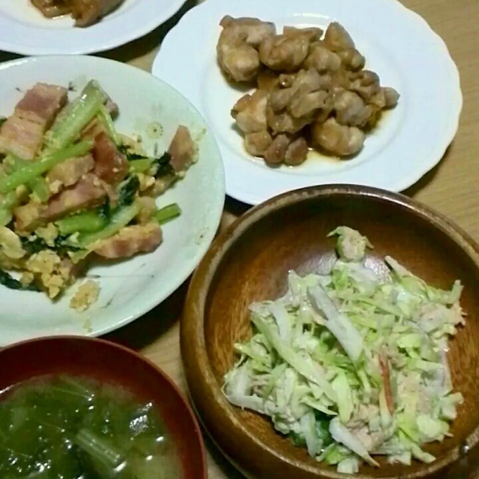 Snapdishの料理写真:鶏醤油ニンニク焼き|やこめし亭さん