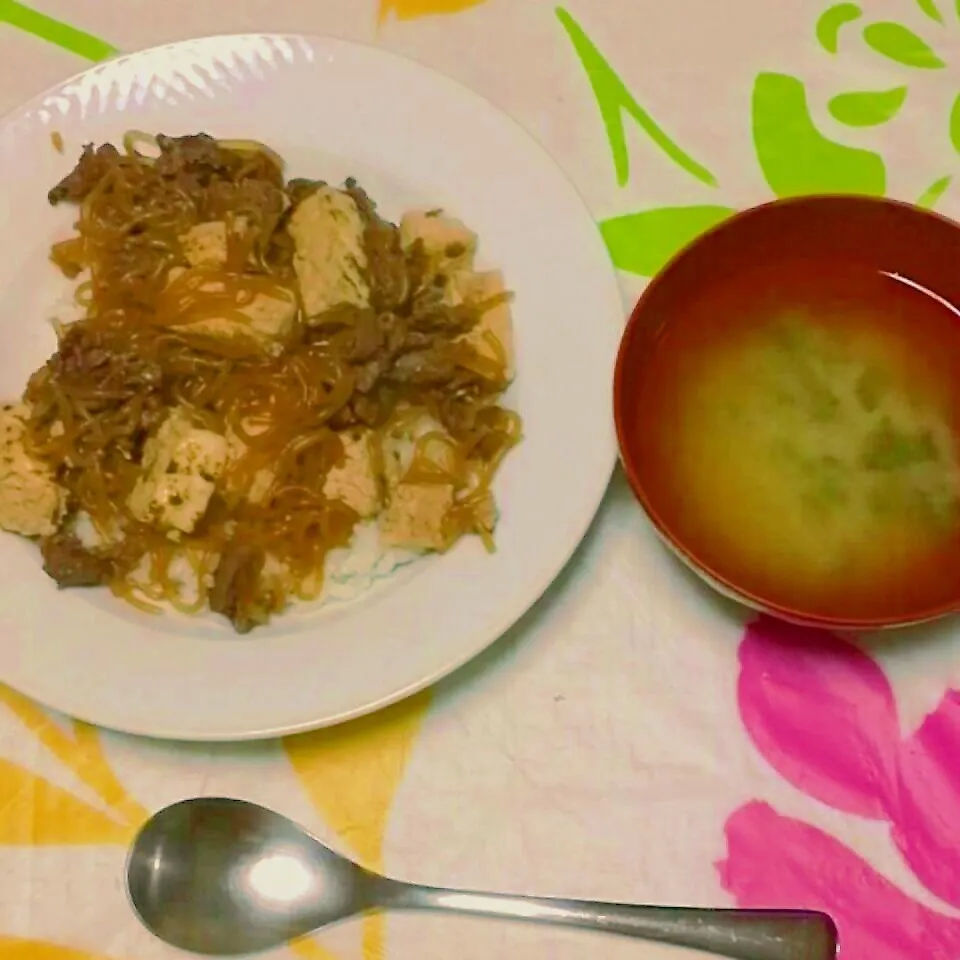 すき焼き風牛丼|やこめし亭さん