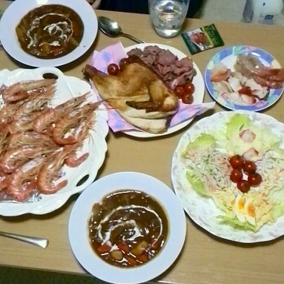 Snapdishの料理写真:クリスマス料理|やこめし亭さん