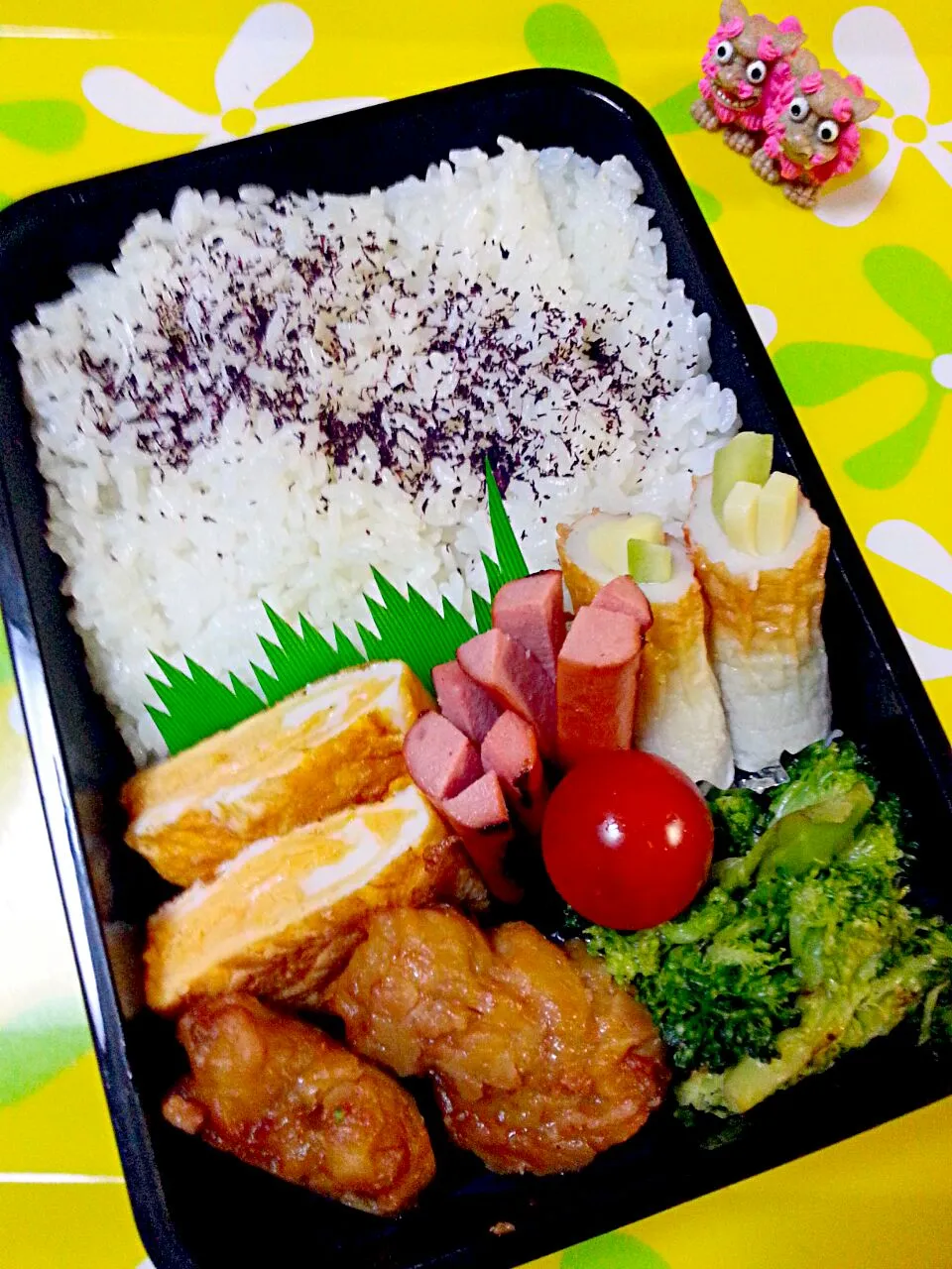 息子の弁当(バドミントン大会)|みどりさん