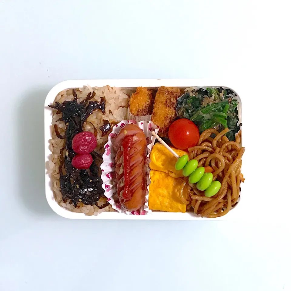 パパのお弁当(^^)
 #お弁当  #麦ご飯  #冷凍食品|kakoさん