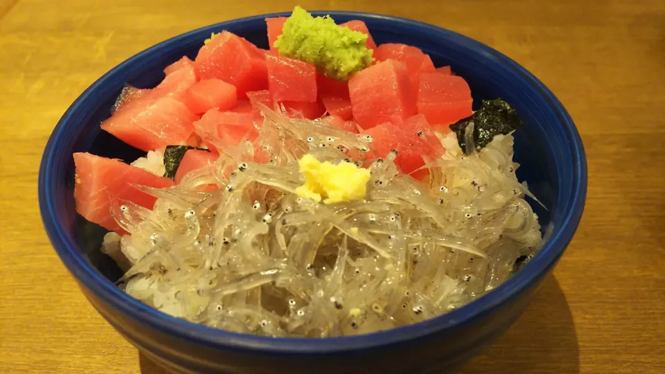 生しらすとまぐろブツ丼|kamekameさん