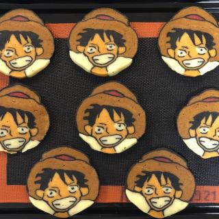One Pieceのルフィのパンを焼きました Izuyo Snapdish スナップディッシュ Id Et0iwa