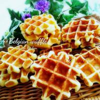 ベルギーワッフル♡ 生地を一晩寝かせて作る美味しいブリュッセルタイプ♡