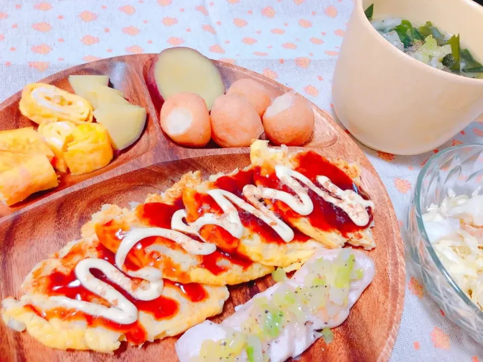 夜ご飯プレート🍃|はらぺこちゃんさん