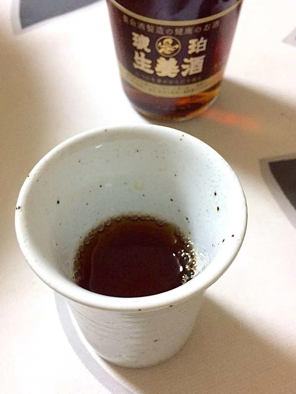 琥珀生姜酒🍶まずはストレートで味見。|hanakoさん