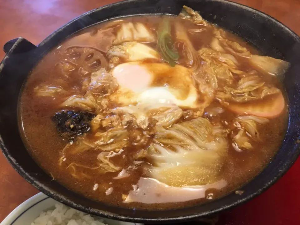 Snapdishの料理写真:茨城県鹿島神宮周辺の坂東太郎で味噌煮込みうどん|フージさん