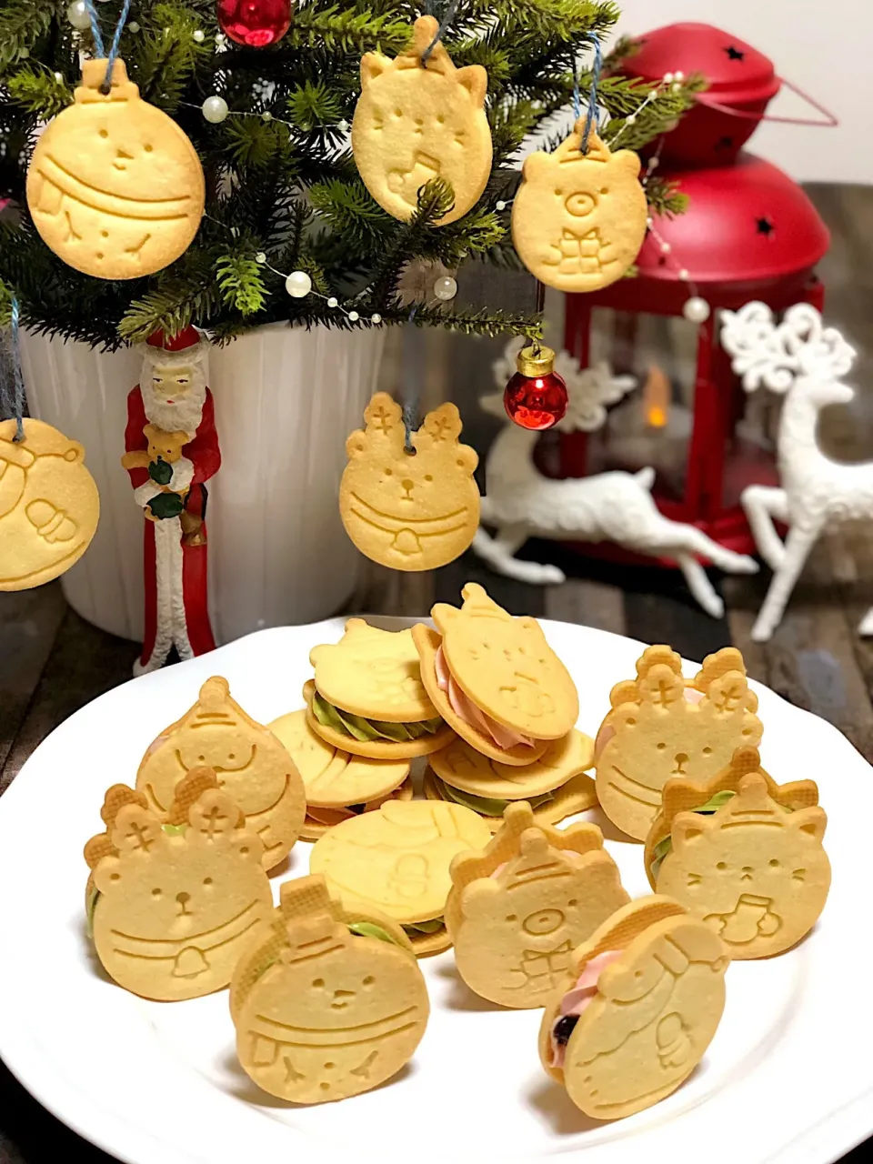 クリスマスのバターサンドクッキー🎄|シフォンさん